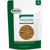 Exotic Nutrition Opossum Complete: bolsa de alimento para zarigüeyas, dieta equilibrada.