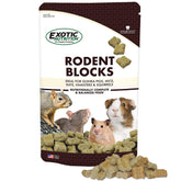 Exotic Nutrition Bloques para Roedores en empaque, dieta equilibrada.