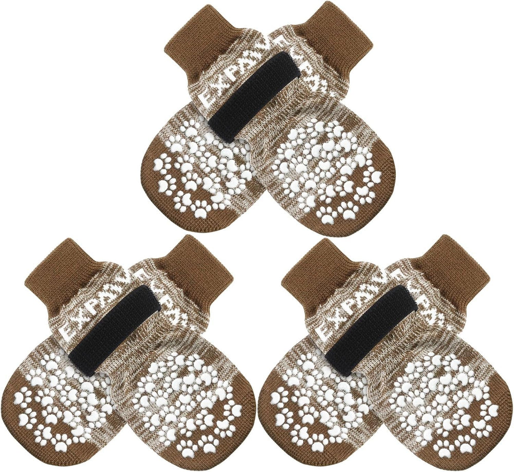 EXPAWLORER botas antideslizantes para perros, mejor agarre en suelos resbaladizos