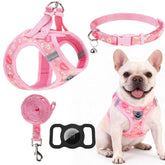 EXPAWLORER arnes para perro pequeno con corazon rosa, comodo para paseos