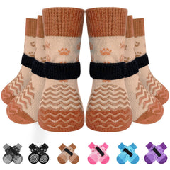 EXPAWLORER calcetines antideslizantes para perros con agarre en patitas XS, cómodo y seguro.