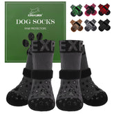 EXPAWLORER calcetines antideslizantes para patas de perro brindan agarre en superficies lisas