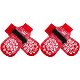 EXPAWLORER calcetines antideslizantes para perro rojos ofrecen mayor tracción.