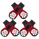 Calcetines antideslizantes EXPAWLORER para patas, mayor tracción en suelos de madera.