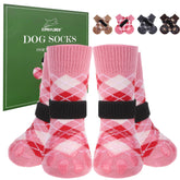 EXPAWLORER calcetines para perro anti deslizantes para patas, mayor seguridad.
