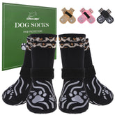 EXPAWLORER calcetines para perros anti-lamer en invierno, comodidad y protección.