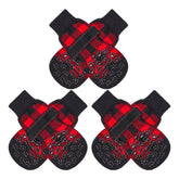 EXPAWLORER calcetines para perro con antideslizante doble, mayor agarre en suelos.