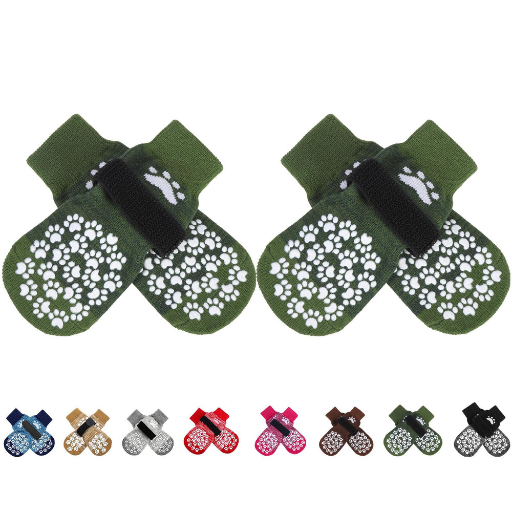 EXPAWLORER calcetines perro antideslizantes protegen patas en suelos lisos