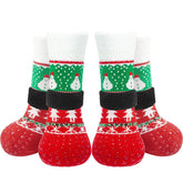 EXPAWLORER calcetines para perros navideños antideslizantes brindan mayor agarre