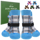 EXPAWLORER calcetines para perros, tracción en piso de madera para interiores.