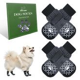 EXPAWLORER calcetines perros, patitas grises, mejor agarre en suelos lisos