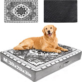 EXPAWLORER cama para perros con funda desmontable para limpieza rápida.