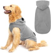 EXPAWLORER chaleco para perro con capucha polar, abriga en días fríos.