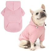 EXPAWLORER chaleco perro texturizado frente, aporta estilo cómodo y abrigo ligero.