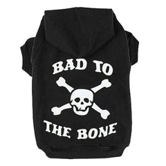 EXPAWLORER esqueleto frontal: sudadera cálida para perro con forro suave.