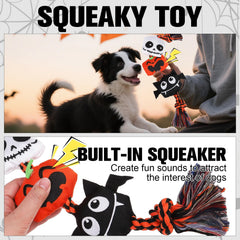 EXPAWLORER Juguete diablo para perros, diseño divertido para sesiones de juego.