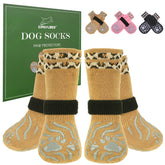 EXPAWLORER calcetines para patas en nieve, antideslizantes para suelos