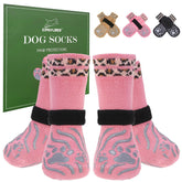 EXPAWLORER calcetines para patas rosas con agarre en suelos lisos