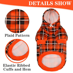 EXPAWLORER hoodie con bolsillo delantero, ideal para snacks durante caminatas.