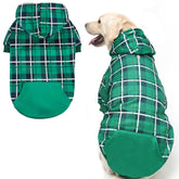 EXPAWLORER sudadera para perros a cuadros estilo británico para paseos