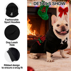 EXPAWLORER sudadera para perros, mangas ribeteadas para mejor ajuste y confort.