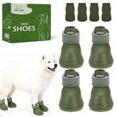 EXPAWLORER zapatos para perros impermeables protegen las patas en lluvia y nieve.