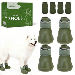 EXPAWLORER zapatos para perros impermeables protegen las patas en lluvia y nieve.