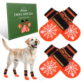 EXPAWLORER calcetines antideslizantes Halloween para perros mejoran adherencia en suelos
