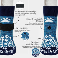 EXPAWLORER calcetines para perros que previenen lamerse las patas.