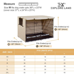 Explora Land cubierta-jaula-ventilacion-malla: flujo de aire y visibilidad para tu perro.
