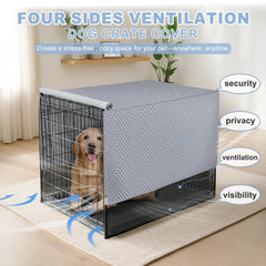 Explore Land Funda jaula perro 30 pulgadas con 1–3 puertas para uso diario