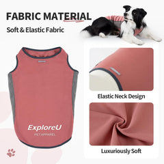 ExploreU camiseta para perros con protección UV todo el año