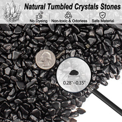 EZEELAI obsidiana negra para decoración de jarrones aporta textura natural