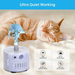 EZMioo bomba repuesto con flujo ajustable para fuentes de mascotas.