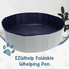 EZwhelp bañera para perros portátil, ideal para baño cómodo en casa.