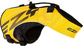 Chaleco salvavidas EzyDog DFD X2 visto de frente; flotación estable para nadar.