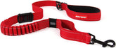 Correa EzyDog Zero Shock de 48 pulgadas, roja, amortiguación para tirones.