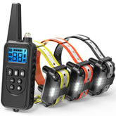 F-color collar de entrenamiento con control remoto, alcance de 2600 pies para exterior