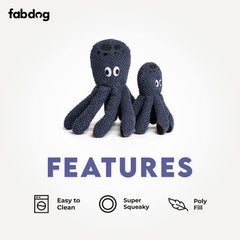 fabdog Floppies peluche ligero, fácil de transportar durante paseos.