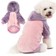 Sudadera con capucha de FABRICASTLE para perros XXS primer plano, cálida y suave.