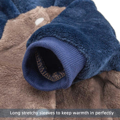 FabriCastle sudadera para perro pequeño, cierre snap en acción para vestir sin esfuerzo