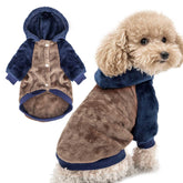 FabriCastle sudadera para perro pequeño con cierre snap en frente para vestir fácilmente