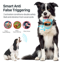 FAFAFROG collar anti-ladridos IP67 resistente al agua para exteriores.