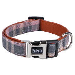 Collar Faleela con hebillas de acero inoxidable, mayor durabilidad.