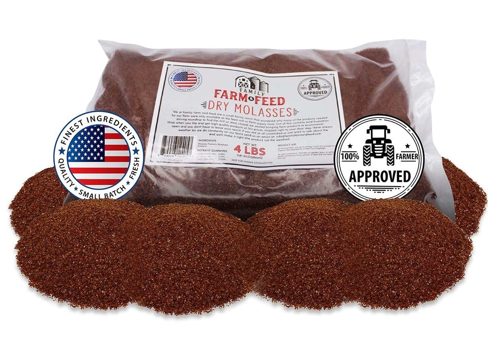 Melaza seca de Family Farm and Feed en envase 4 libras para alimentar animales