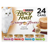 Fancy Feast Gravy Lovers pack-variedad-pate-salsa: variedad sabrosa para gatos adultos.