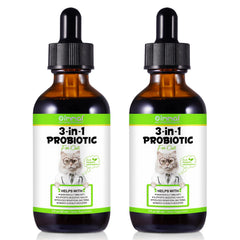Fangcun probióticos para gatos, botella de 60 ml lista para dosis diarias.