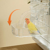 Fanlahmtasy banio-jaula cajon-inferior: facil limpieza para aves.