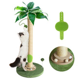 Fantasreen poste rascador para gatos 33 pulgadas ofrece estabilidad para felinos activos.