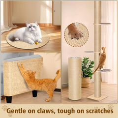 Fieltro suave Farhming para rascar gatos, superficie agradable para sus patas